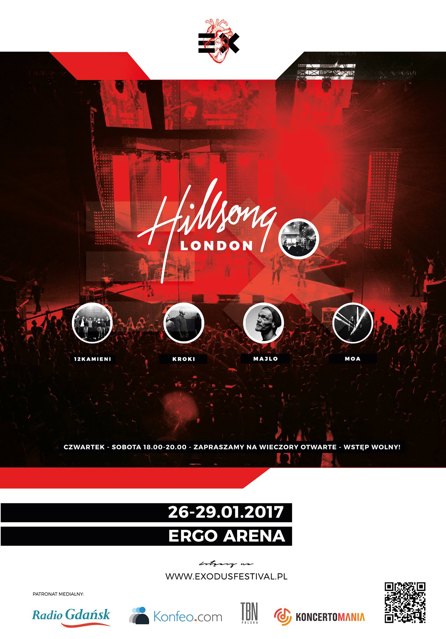 Koncert Hillsong London w ERGO ARENIE