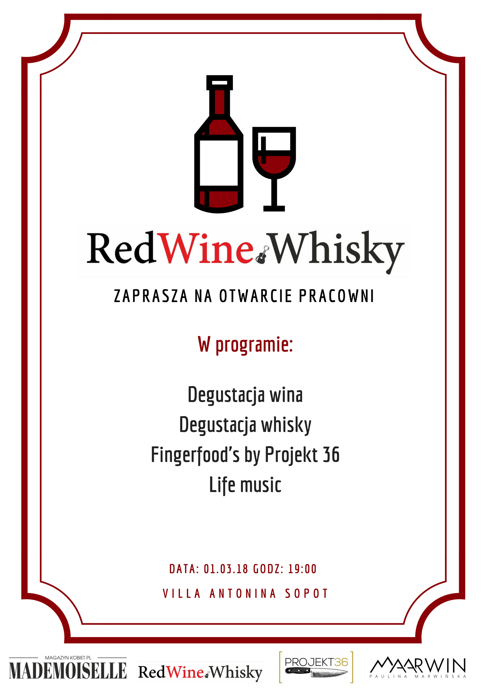 Otwarcie pracowni marki Red Wine&Whisky