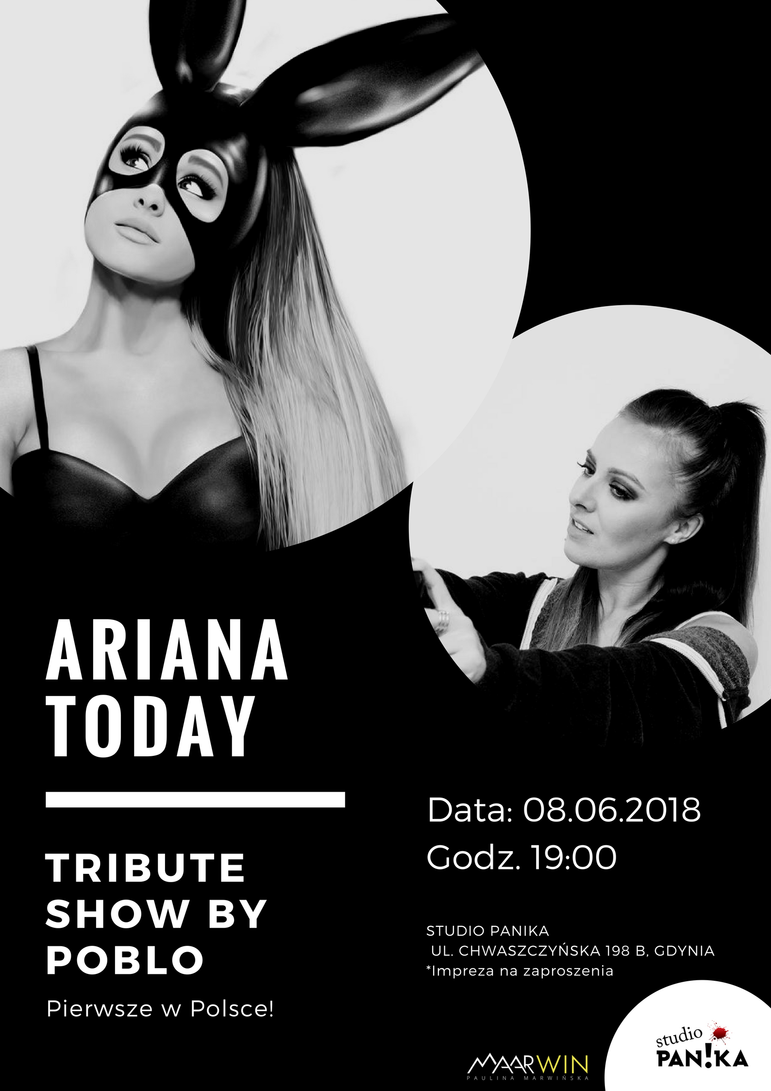 „Ariana Today” w Studio Panika | 08.06.2018 godz. 19.00