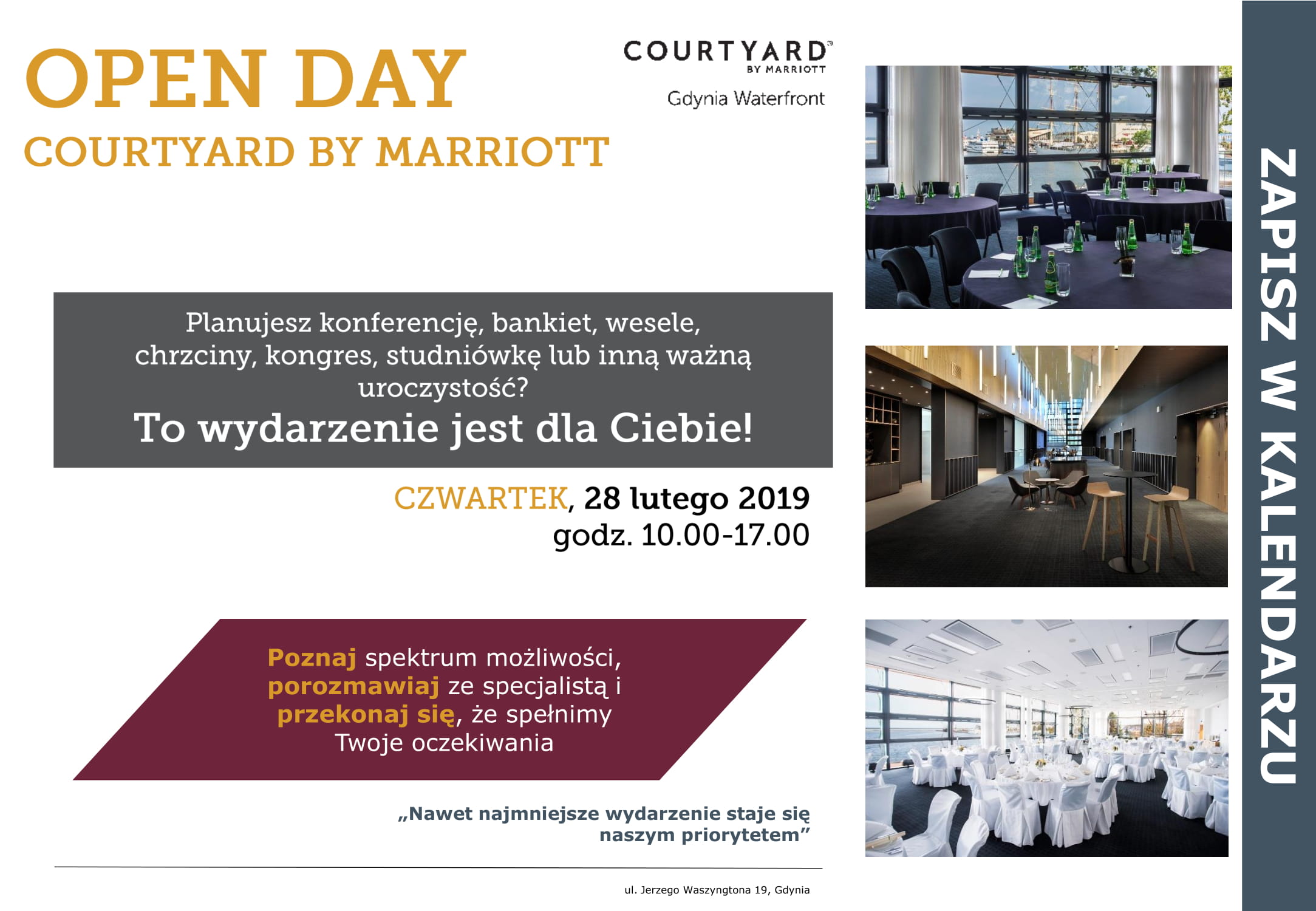 OPEN DAY w Courtyard by Marriott Gdynia Waterfront
