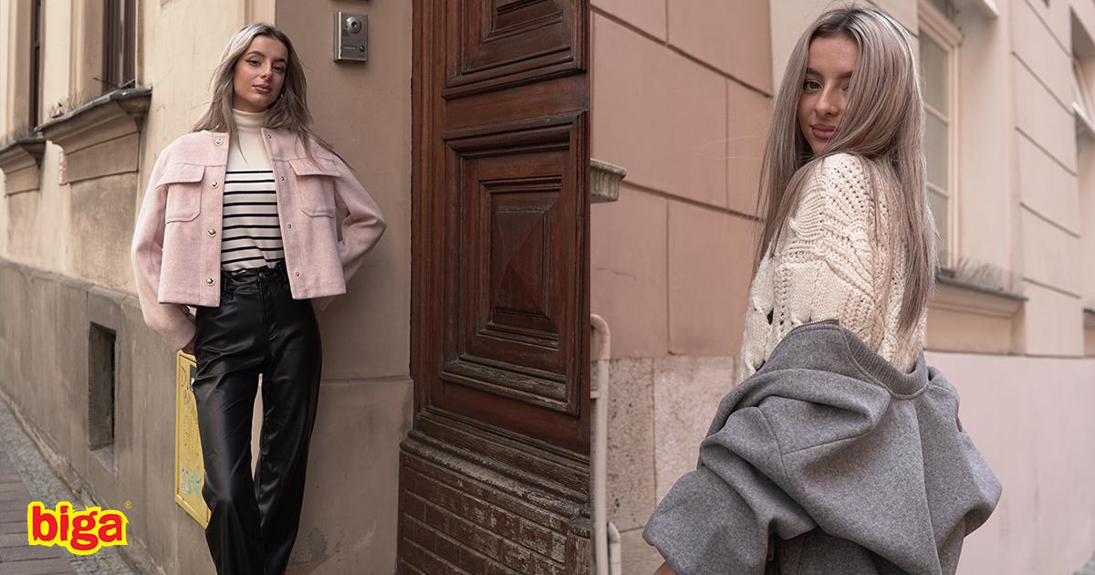 modelka ubrana w jesienną stylizację
