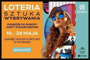 Sztuka wygrywania – wiosenna loteria w Centrum Riviera. Wygraj wycieczki do 4 europejskich stolic!