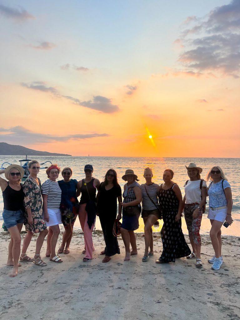 Zachód słońca, Lombok