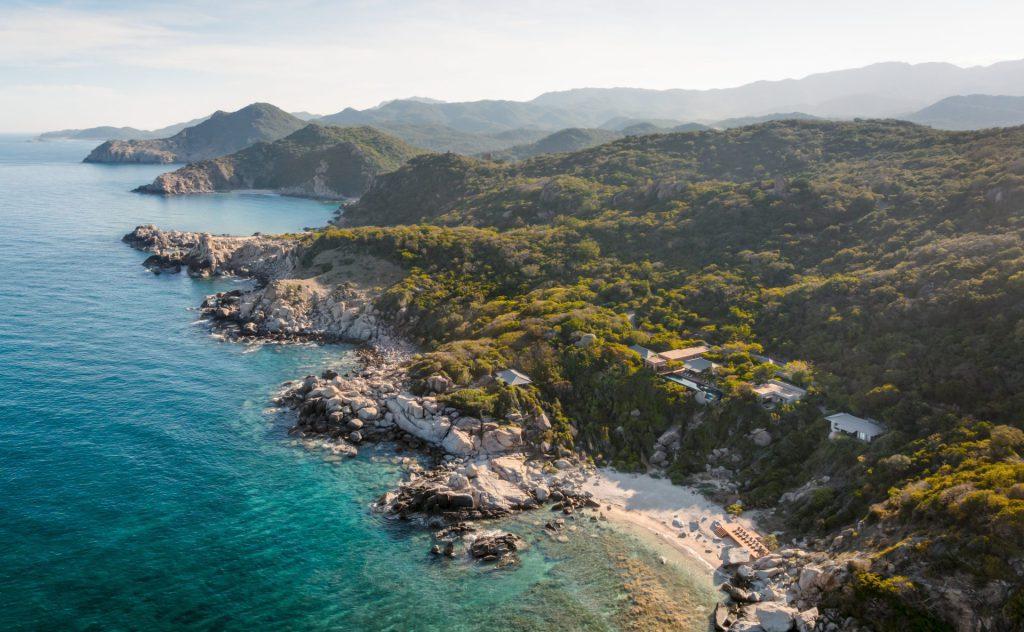 amanoi vietnam amanoi ocean pool residence aerial view 2