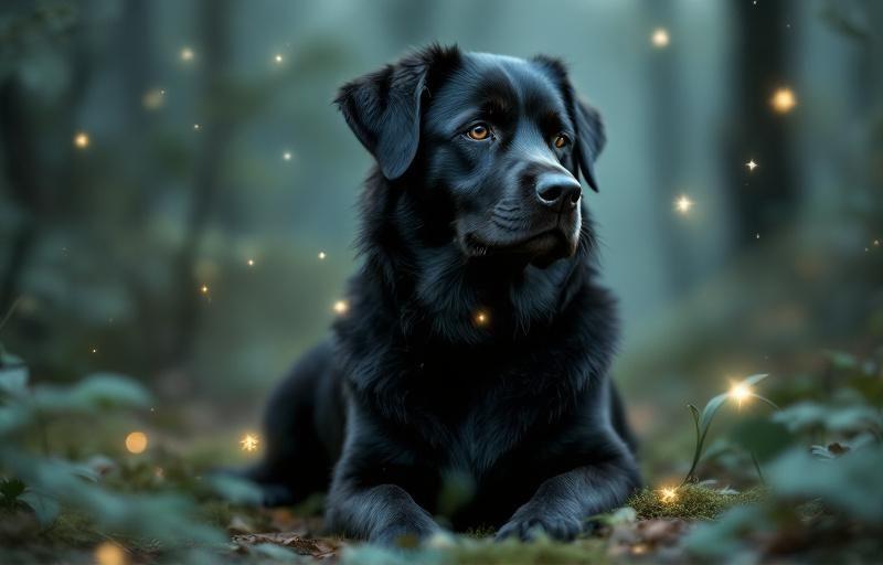 sennik czarny pies agodny co znaczy sen