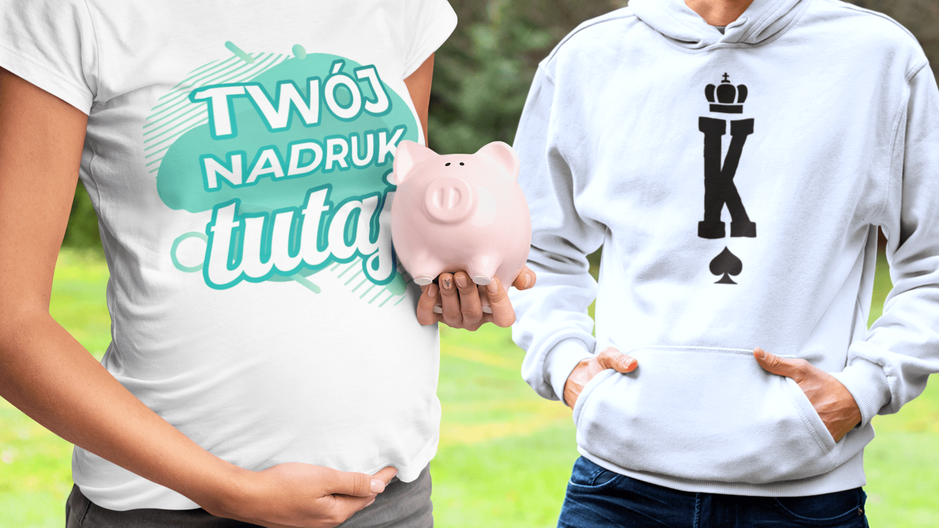 Bluzy damskie z własnym nadrukiem i koszulki ciążowe – jak w kilka minut stworzyć wyjątkowy prezent