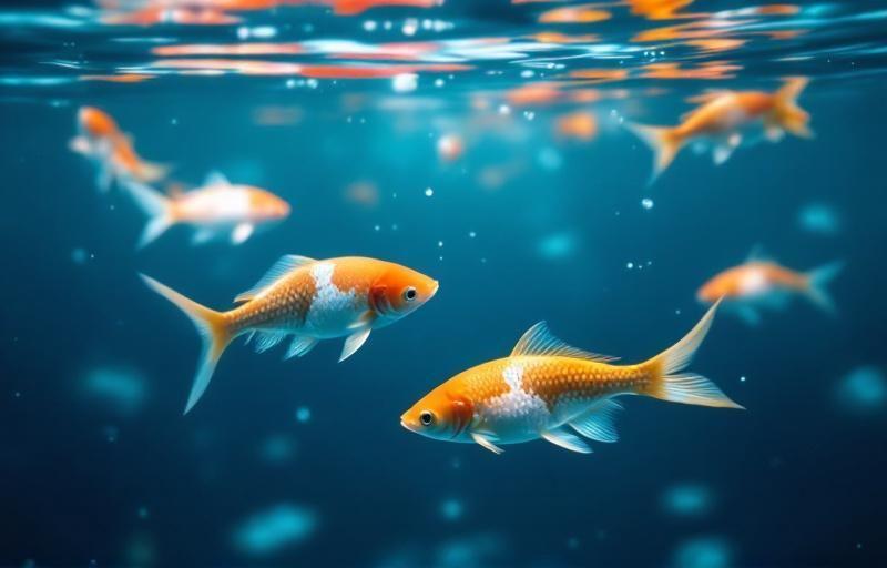 Sennik: ryby pływające w wodzie