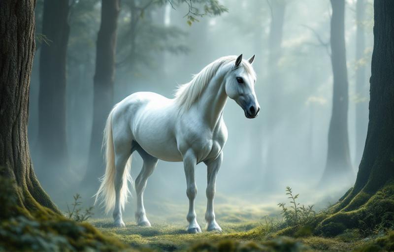 Sennik: biały koń — znaczenie snu