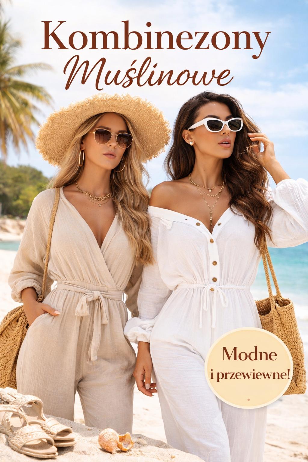 Kombinezon muślinowy będzie hitem lata 2026. Sprawdź, jak go stylizować